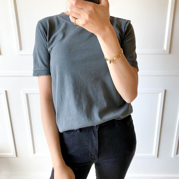 Zara Tops - NEW Zara Sea Grey / Blue Tee - Small